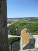 Vue de l'île de Tatihou depuis la tour du fort